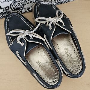 Sperry Navy Blue Topsider Boat Loafer Shoes